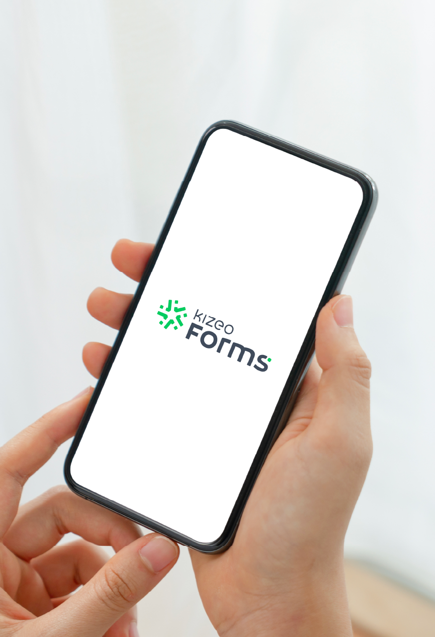 Mockup der KizeoFormsSmartphoneApp