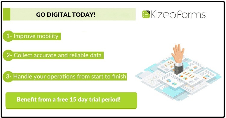 Note the hours worked on your iphone with Kizeo Forms