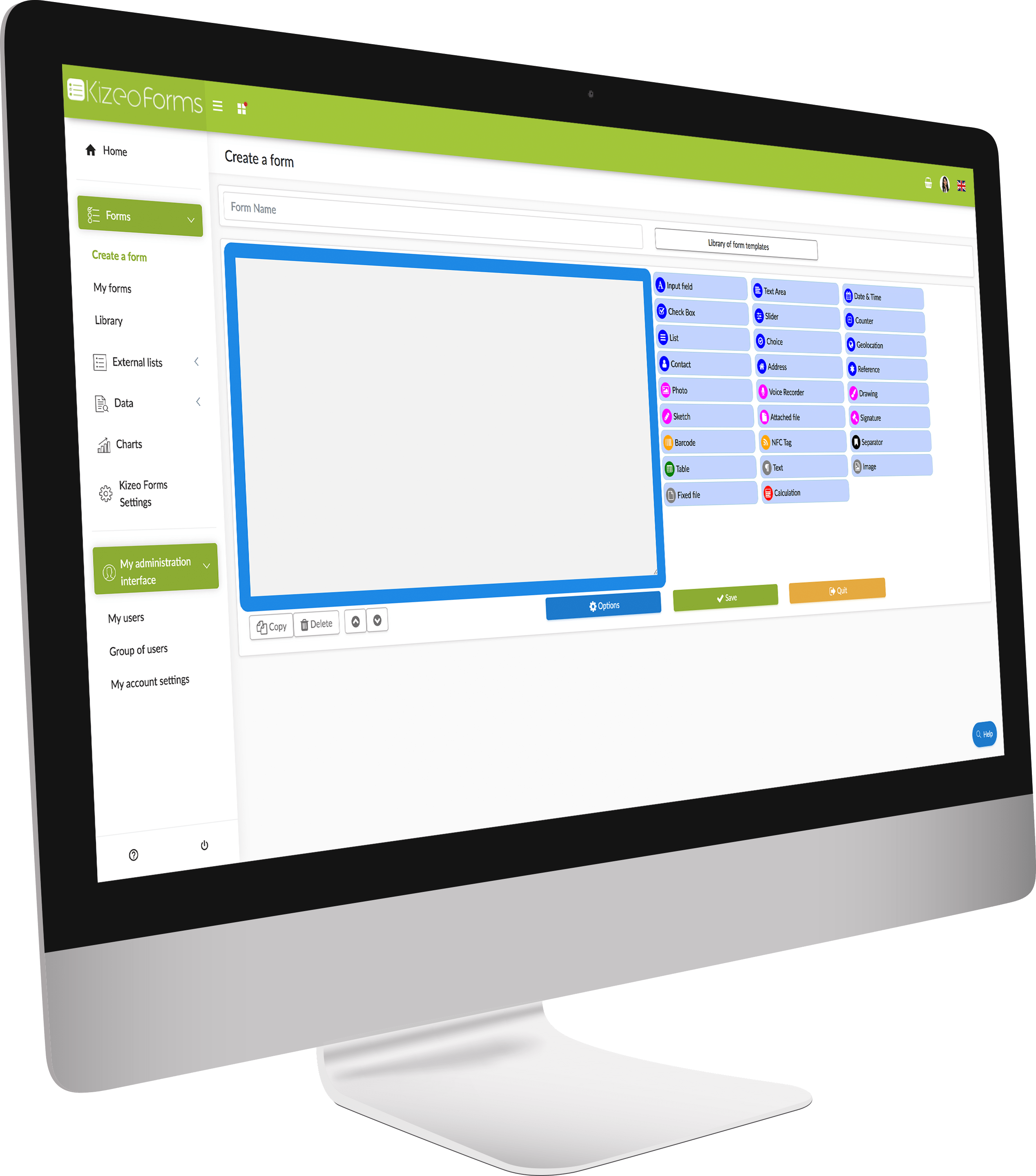 kizeo forms form builder
