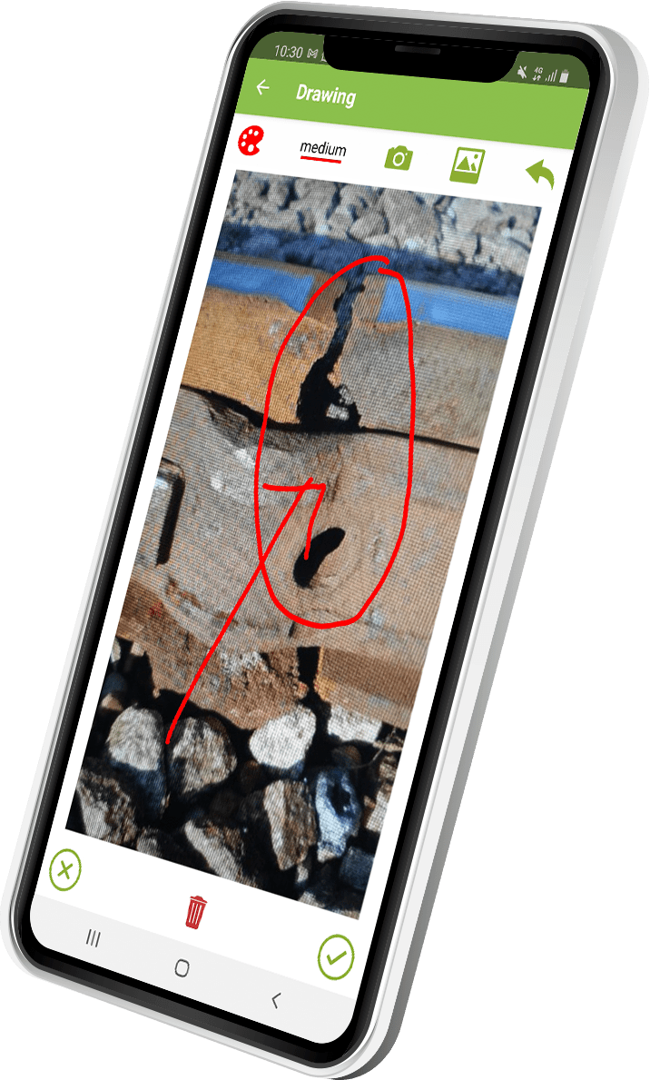 track inspection app kizeo forms