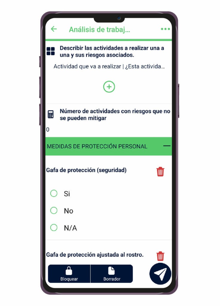 formato del plan de seguridad y salud en el trabajo