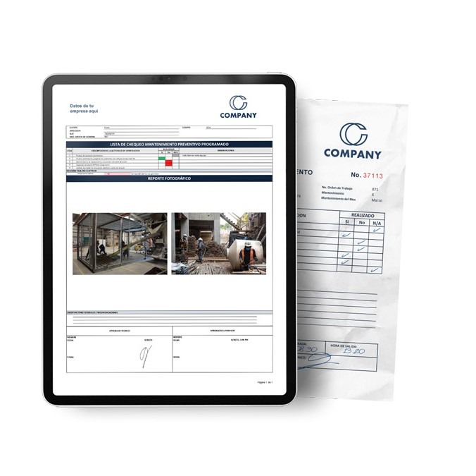 digitalizar orden de trabajo
