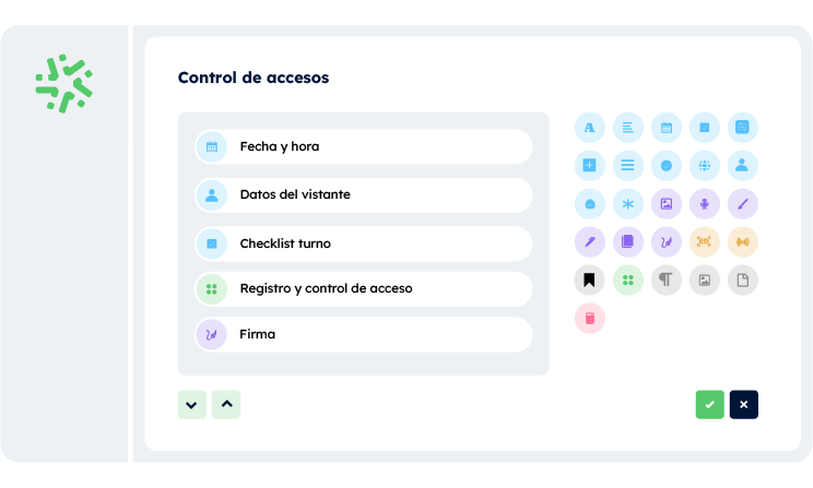 Modifica el formato de control de accesos
