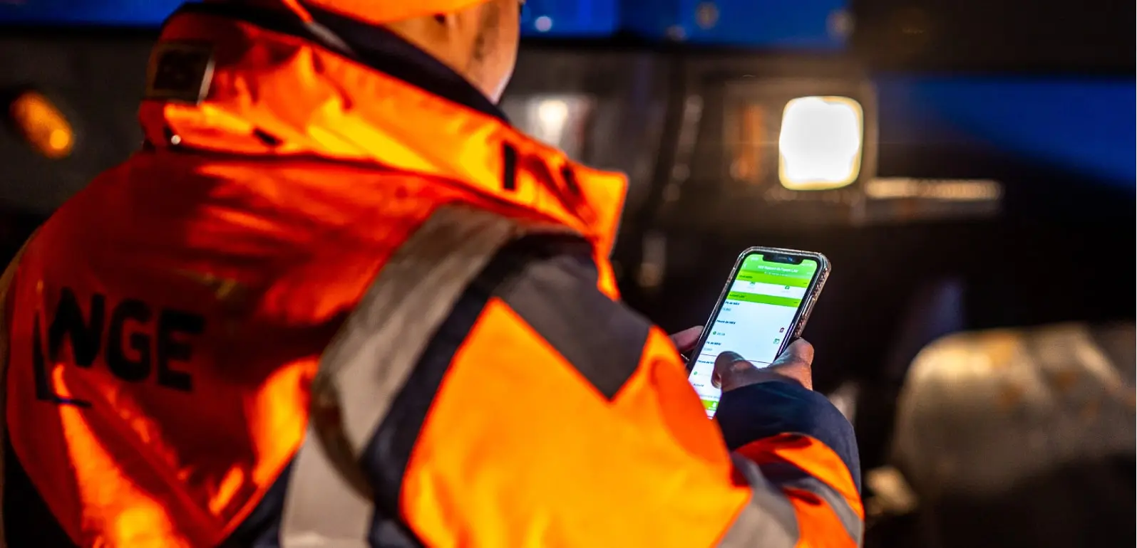Bannire de tmoignage du chantier de nuit avec NGE