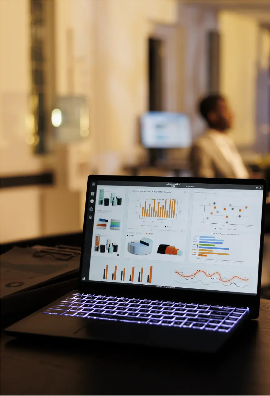 Mockup de linterface du Business Intelligence Kizeo forms